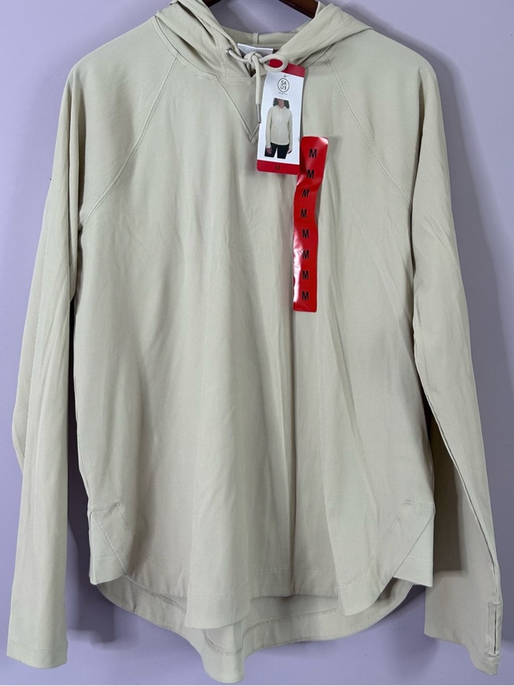NWTs Sage Collective Women's Tan Hoodie  Size Medium